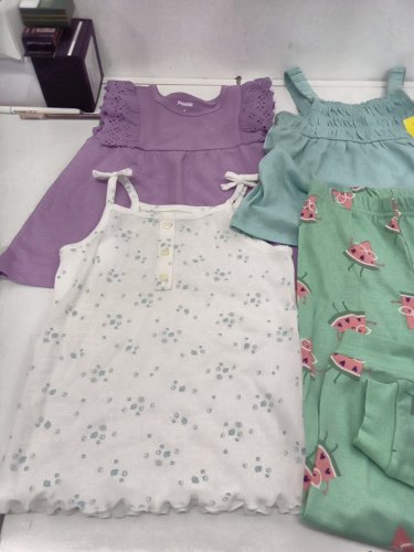 6 ASSORTED GIRLS CLOTHES - SIZE 4-5- ASSORTED BRANDS image 2