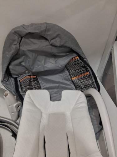 UPPAbaby Mamaroo Smart Swing - 5 motions, 5 speeds, 4 sounds with MotionSync Technology and Bluetooth - 36" - stella grey (Model: 2001-mro-na-stl) image 4