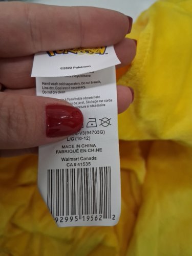 YOUTH DISGUISE POKÉMON PIKACHU COSTUME - LARGE - YELLOW image 3