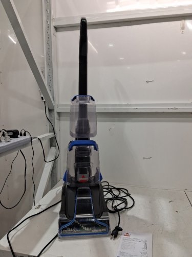 BISSELL POWERCLEAN POWERFUL & LIGHTWEIGHT TURBOBRUSH PET UPRIGHT CARPET CLEANER - 120V - BLUE - (MODEL:3939C) image 4