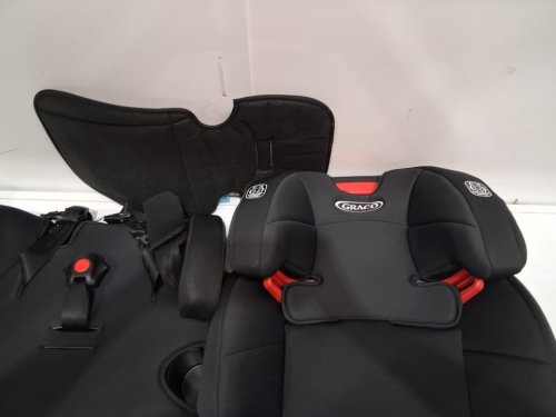 GRACO C20 TRANZITIONS 3-IN-1 HARNESS BOOSTER CAR SEAT - 100LBS CAP - BLACK (MODEL: 2035724) image 4