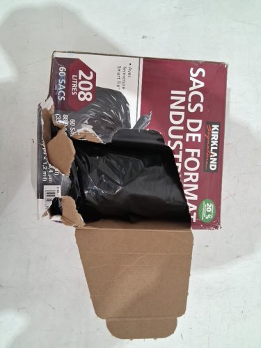 60PK KIRKLAND SIGNATURE  Smart Tie Industrial Drum Liners - 55 GAL - BLACK (MODEL: 878519) image 2