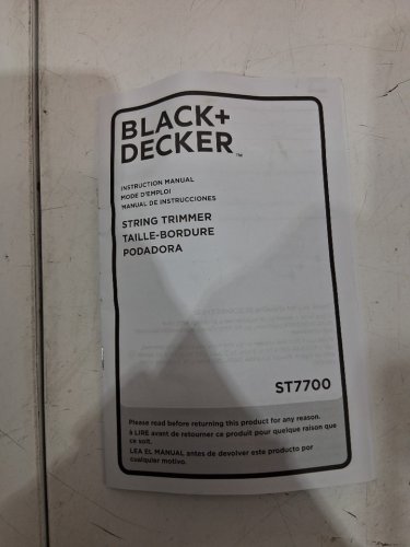 BLACK + DECKER 2-IN-1 CORDed STRING TRIMMER AND EDGER KIT- 13" CUT SWATH - orange/black (MODEL: st7700) image 9