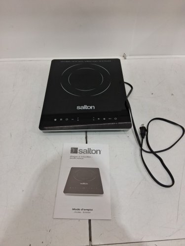 SALTON SLIM INDUCTION COOKTOP ENERGY EFFICIENT - 1500W - 60°C TO 240°C - BLACK (MODEL: ID2066) image 3
