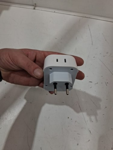 yvlee international universal travel adapter - european plug - white (model: ‎OL-513) image 4
