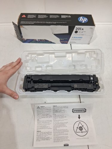 HP 201A laserjet Original Toner Cartridge - black (model: CF400A) image 2