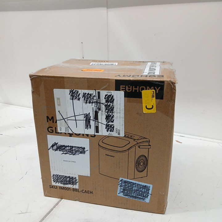 EUHOMY Countertop Ice Maker Machine - MAKES 26LB/Day - BLACK (MODEL: im-06d/IM001-Bbl-CAEH) image 2