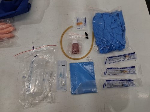 Phlebotomy IV Practice arm training Kit for nursing students and professionals - multi-colour (model: ld-hs2) image 3