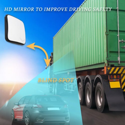 2PK Seassauto Replacement International anti-fog mirror lights 2018 LT625 - Left & Right SET - 7" x 6.5" (Model: UT-ILT-0052-3-P) image 2