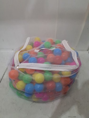100pk Amazon Basics BPA Free Crush-Proof Plastic Ball Pit Balls with Storage Bag - multi-colors image 3