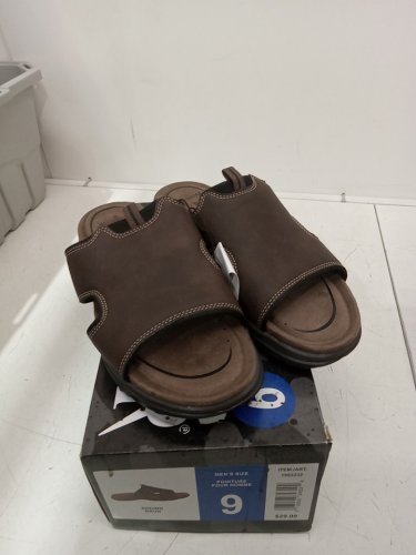 men's prospector austin 2.0 slide sandal - size 9 - brown/black (Style : 1982232) image 2