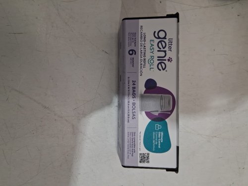 Litter Genie Easy Roll Pail with Easy Roll Refill - 24 Bags with Odour-locking & holds up to 8 days of cat litter - grey (Model: 666594/I000371) image 5
