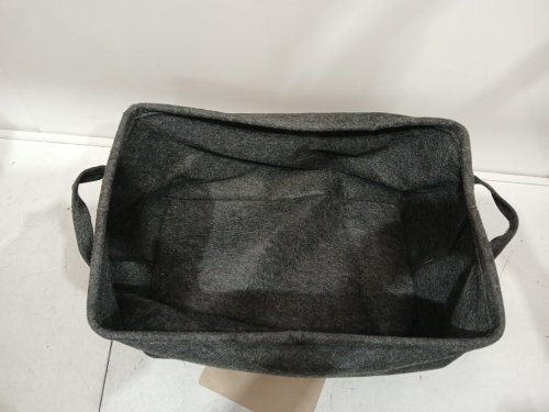 Maurice Collapsible Felt bag with handles - 19" x 12" x 13" - Grey image 3