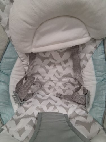 Ingenuity 2-in-1 convertme compact portable baby swing & seat with vibrations & nature sounds - battery powered - 20lbs max - raylan theme/grey (model: ‎12189) image 6