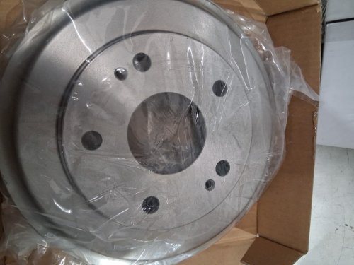 2Pc Rear Brake DRUMS FOR VARIOUS HONDA CIVIC MODELS - SILVER (MODEL: 8-9775) image 6