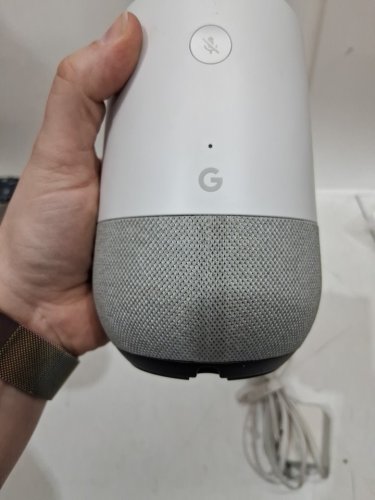 Google Home Smart Speaker – Voice-Controlled Wi-Fi Speaker Assistant - White/Slate (model: home) image 3