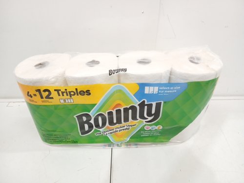 4PK Bounty Paper Towels Select-A-Size - White image 2