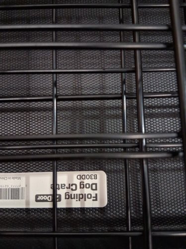 NEW WORLD DOUBLE-DOOR FOLDING DOG CRATE WITH LEAK PROOF PAN FOR MEDIUM BREEDS - 30" X 21" X 19" - BLACK (MODEL:B30DD) image 4