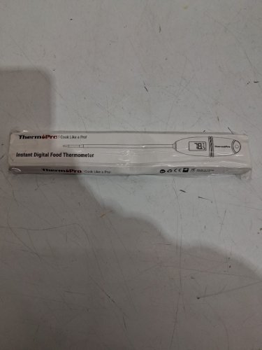 thermpro instant read digital food thermometer - 5.3" probe - silver (model: tp-02s) image 2