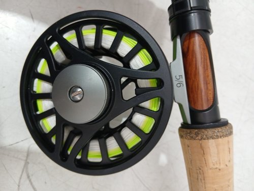 White River Fly Shop Synch Fly Outfit FISHING ROD WITH 5/6 REEL & COVER BAG - 9FT - MULTICOLOR (MODEL: WRSYN9054) image 5