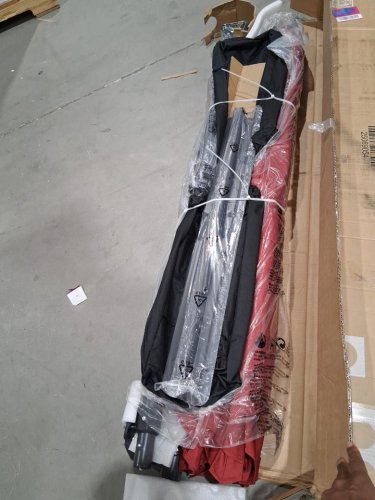 Costway Offset Umbrella with 8 Ribs Cantilever and Cross Base - 10FT - RED (model: NP13209WN) image 3