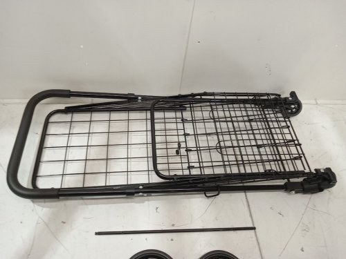 COSTWAY FOLDING SHOPPING CART - 39.5" - BLACK (MODEL: TL35656BK) image 5