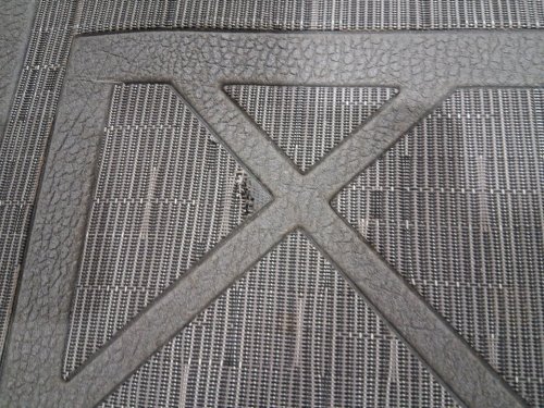 Passages by town & country living Border Comfort Kitchen Mat- 20" x 39" - grey/brown (model:1225103) image 3
