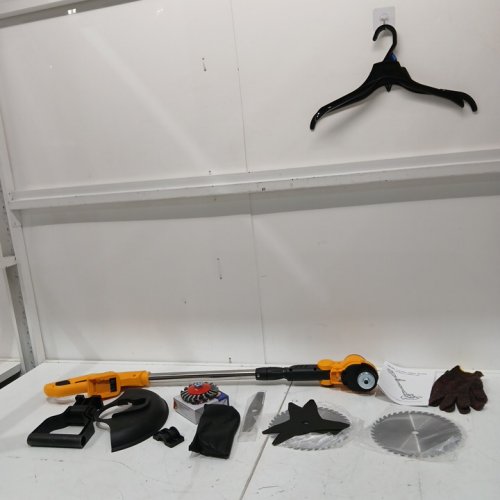 MILBIS CORDLESS WEED WACKER - FOR DEWALT 20V BATTERIES - YELLOW/BLACK image 3