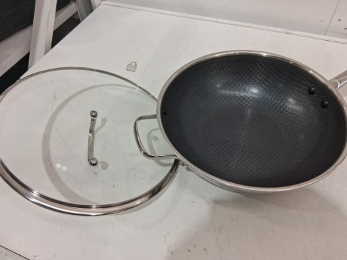 Blue Diamond Hybrid Nonstick Stainless Steel Wok - 12" - Silver (Model: CC009805-001) image 4