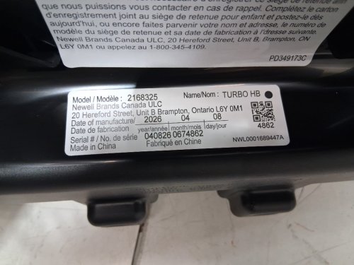 GRACO 2-IN-1 TURBOBOOSTER HIGHBACK TO BACKLESS BOOSTER CAR SEAT - 40LB TO 100LB MAX - BLACK (MODEL: 2168325) image 6
