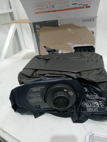 INTEX DURA-BEAM PILLOW REST CLASSIC INFLATABLE AIR MATTRESS - 10" TWIN - BLACK image 3