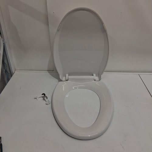 GARVEE Elongated Soft Close Toilet Seat Cover / Lid - 17" - white (Model: PHO-0R8LA399) image 3