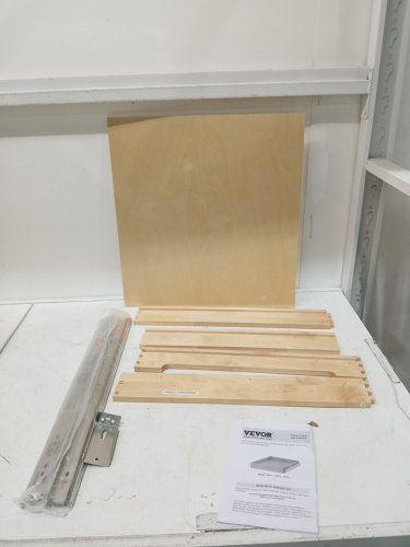 Pull Out Cabinet Organizer Sliding Wood Drawer - 20" x 21" - Natural Wood - (Model: SKU-3) image 3