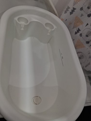 2-in-1 babyjoy Foldable change table with Bathtub storage and wheels - 41" x 18" x 32" - white (model: N-220C) image 9