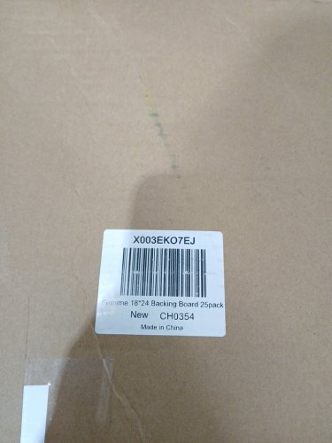25pk somime backing boards for picture frames - 18" x 24" x 1/6" - white image 4