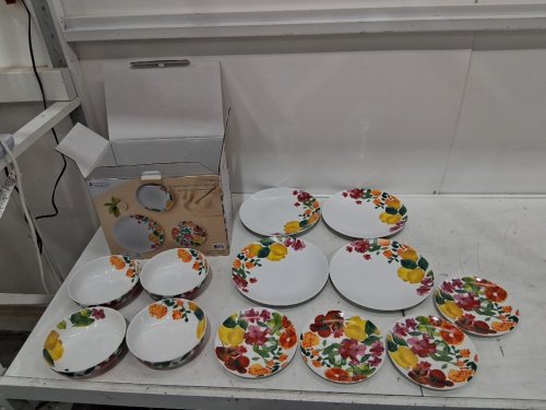 12pc Maxwell & Williams Capri Dinnerware Set - multi color floral (model: 1041712) image 2