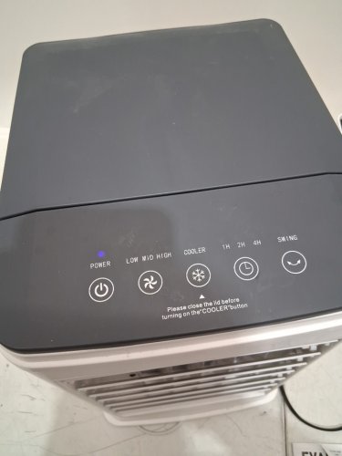 3-IN-1 PORTABLE 60° OSCILLATING AIR CONDITIONER/COOLER WITH REMOTE - 3 SPEEDS - 5.5L - WHITE(MODEL: BW-102YF) image 6