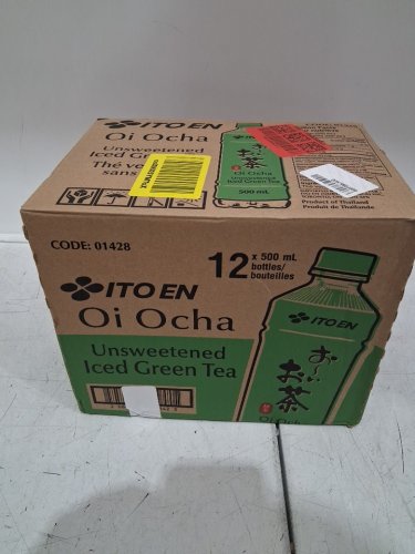 12PK ITO EN OI OCHA UNSWEETENED GREEN TEA - 500ML/EACH - GREEN (MODEL: 01428) image 2