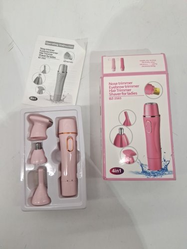 women's gogooda 4-in-1 hair trimmer - light pink (model: bz-3565) image 2