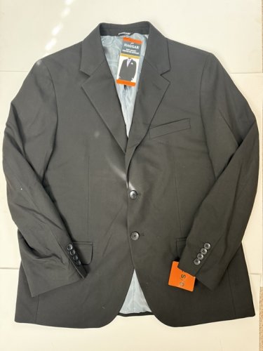 MEN'S J.M. HAGGAR tailored fit suit jacket BLAZER - 42 S/C - BLACK (STYLE: 1772504) image 2