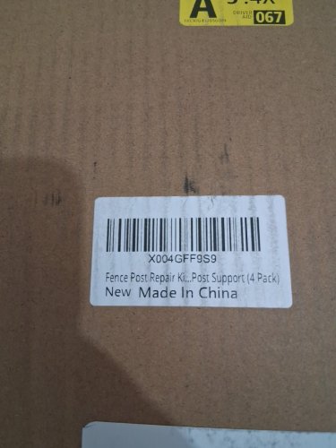 4PK Fence Post Repair Kit Steel Anchors - 35" - BLACK image 3