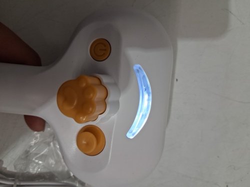 UNBRANDED press pet spray hair removal COMB - gold/WHITE image 5