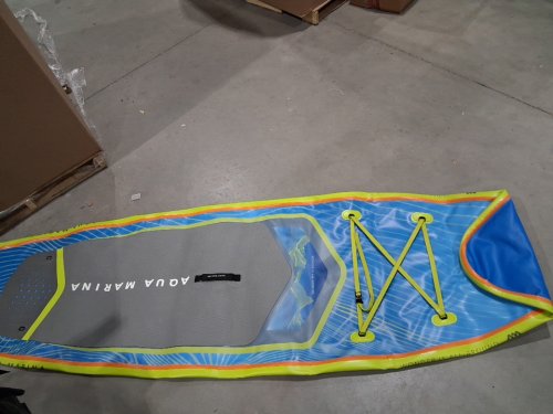 AQUA MARINA REVOLUTION STAND UP INFLATABLE PADDLEBOARD WITH CARRY BAG AND ACCESSORIES - 11FT X 34" X 6" - BLUE (MODEL: BT-26SBT/1989193) image 2