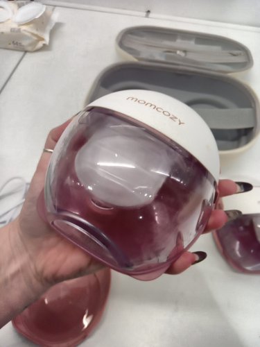 MOMCOZY MOBILE STYLE M6 HANDS-FREE SLIM DOUBLE BREAST PUMP - COZY RED (MODEL: BP311) image 5