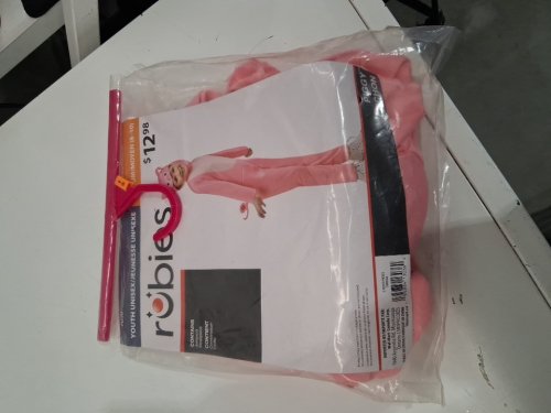 2PC GIRLS RUBIES PIGGY COSTUME - MEDIUM (8-10) - PINK (STYLE: 1000364) image 2