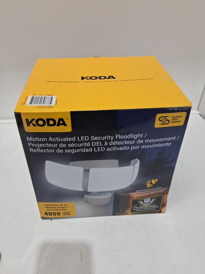 koda Motion-Activated LED Security Flood Light - 4800lm - white (model: 1938035/lm030878) image 2