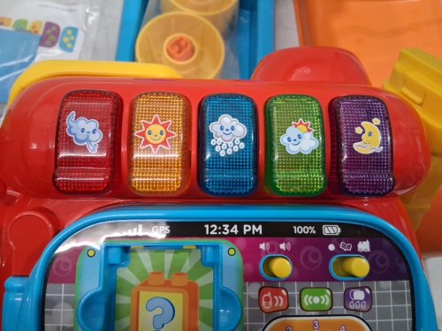 kids VTech Sit-to-Stand Ultimate Alphabet Train toy - Red/green/blue (model: ‎80-181901) image 4
