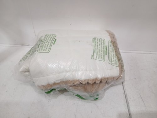 Non-Slip fur Runner Mat - 2.5ft x 5ft - brown image 2
