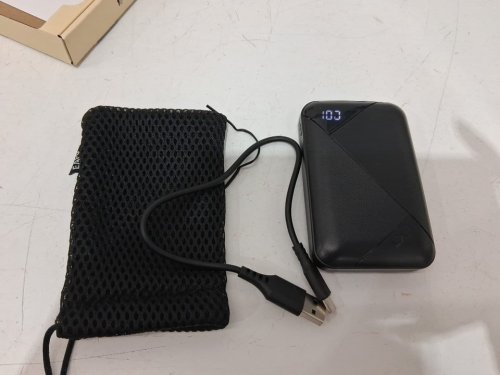 EAFU PORTABLE CHARGER POWER BANK WITH LED DISPLAY - 10000mah - BLACK (MODEL: BE-E1) image 3