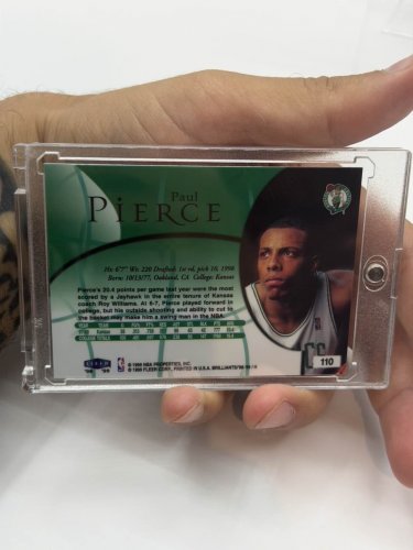 Fleer brilliants 1998-99 Paul Pierce Rookie Card #110 image 4